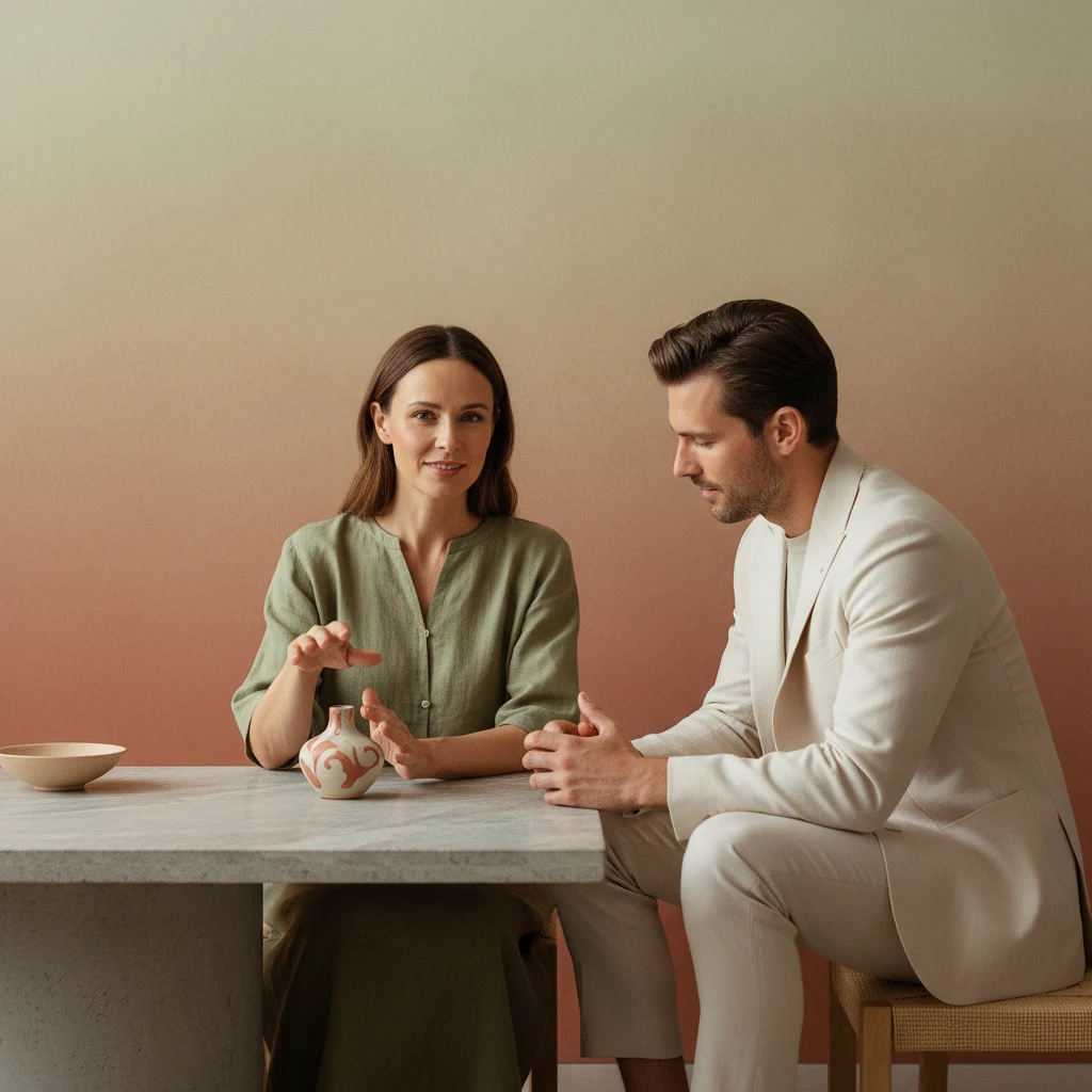 Table de soin, linge soyeux et fleurs de saison